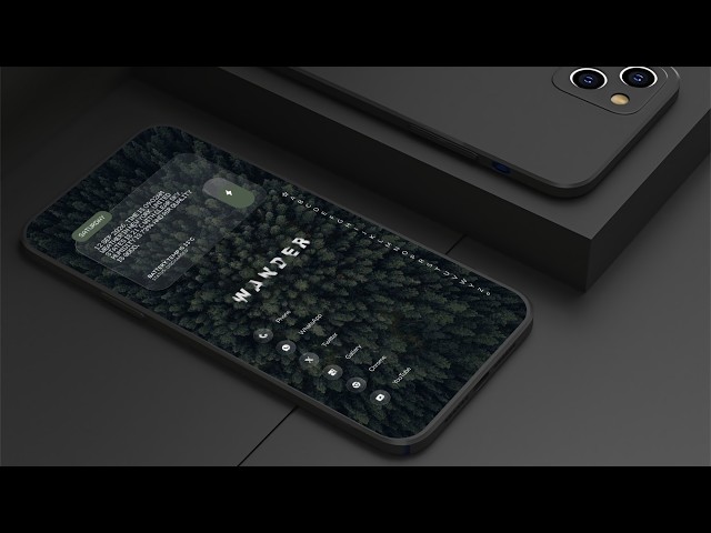 Why This Forest Android Setup Looks So Clean | Niagara Launcher + GlassDot