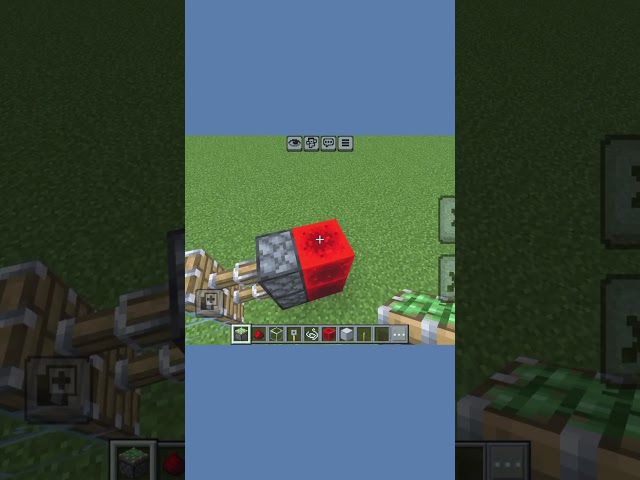 Minecraft: I Built a SECRET Automatic Door 😱🔥 | Easy Redstone Build