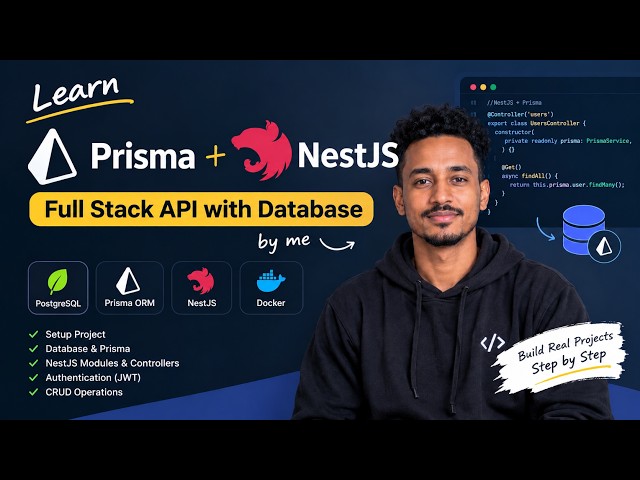 Learn Prisma + NestJS | Build an API with PostgreSQL 🚀