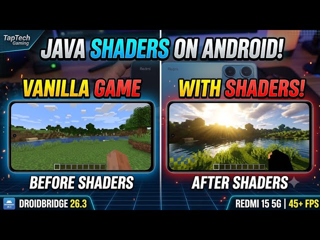 DroidBridge Launcher 26.3 - Shader Test & Performance (Redmi 15 5G)