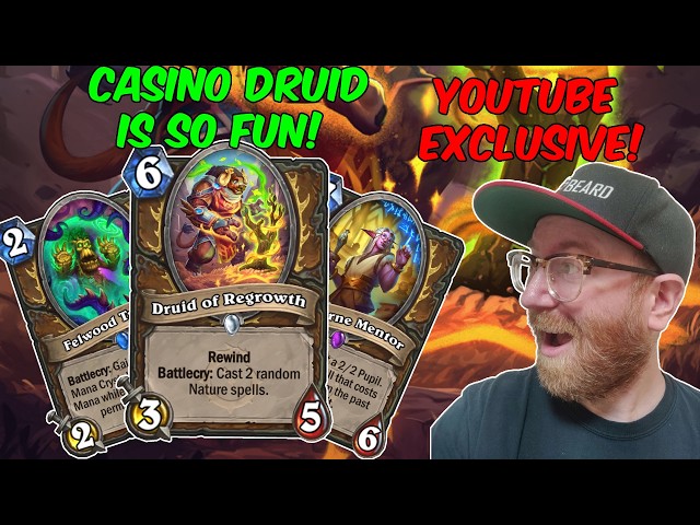 CASINO DRUID IS SO MUCH FUN! | YouTube Exclusive Hearthstone Arena