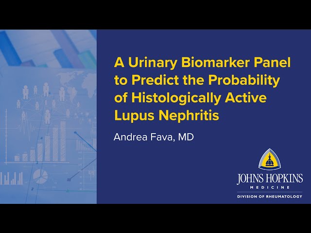 Urinary Biomarkers & Lupus Nephritis | ACR 2024