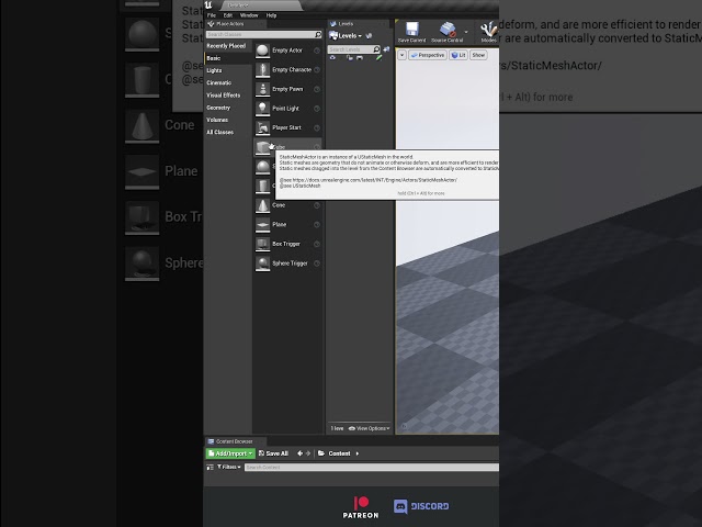 UE4 / UE5 Quick Tip #6 - Pilot objects