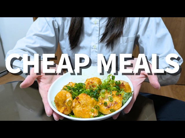How I Survive on a Low Salary in Japan 🇯🇵 | 3 Cheap & Easy Dinners