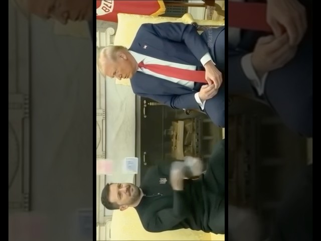 Zelensky plays cards with Trump