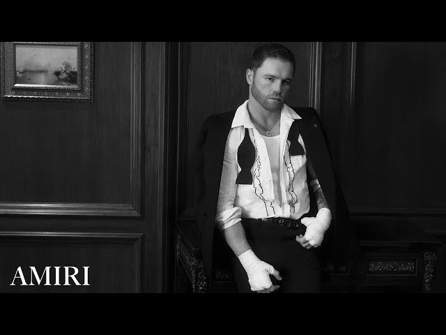 Canelo for AMIRI Autumn-Winter 2025 Campaign