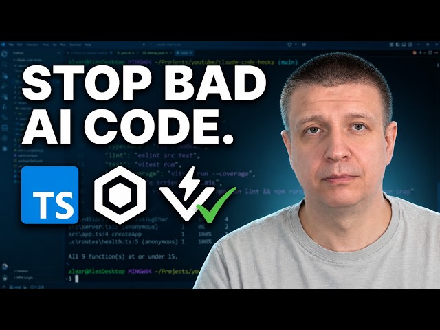 Claude Code Hooks: Stop Bad AI Code with TypeScript, ESLint, and Vitest