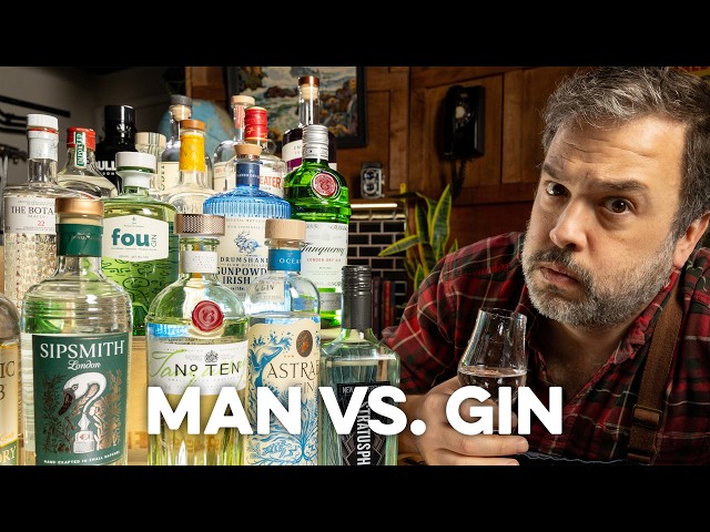 Man vs. Gin: The Ultimate 22-Bottle Ranking