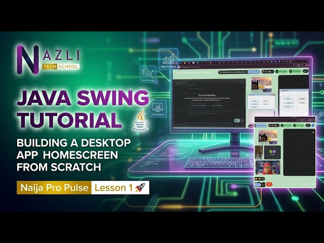 Java Swing Tutorial: Building a Desktop App Homescreen From Scratch | Naija Pro Pulse Lesson 1 🚀#ai