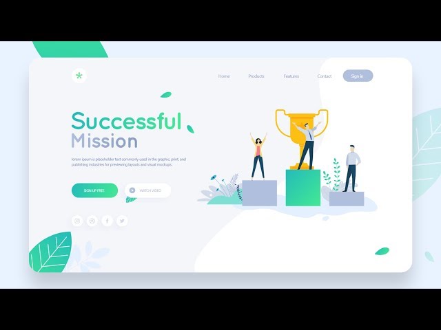 Flutter web: Successful Landing Page - Speed Code