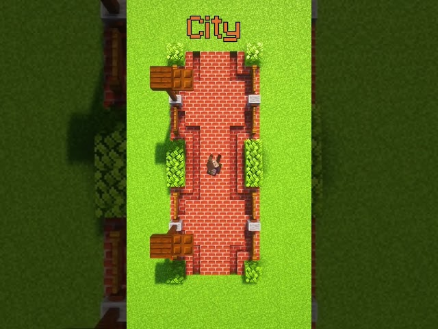 ‼️STOP building your roads like this‼️ #minecraft #minecraftshorts #minecraftbuilding
