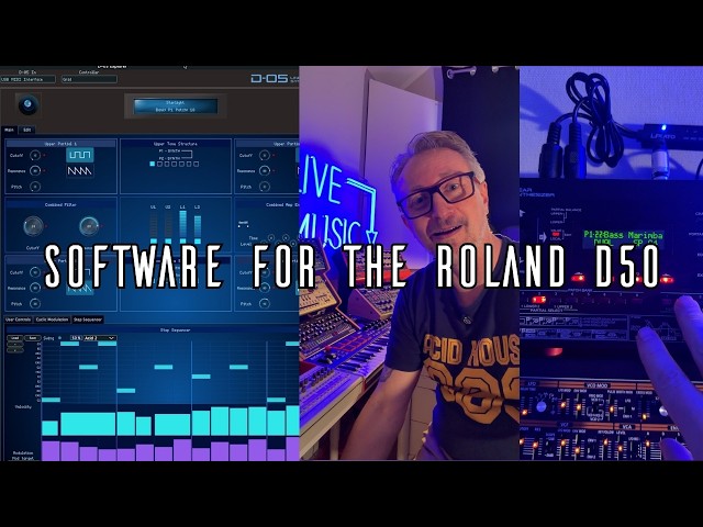 Editing Software for the Roland D50 🎧 #redmercurylondon #westlondon #drumandbass #techno #rolandd50