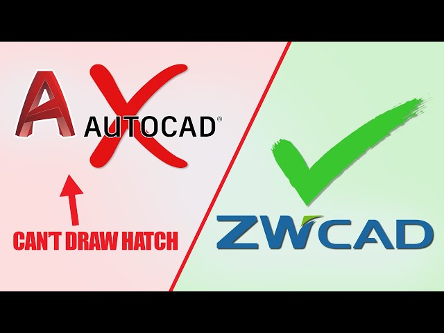 Why ZWCAD is Better Than AutoCAD? Goodbye Hatching Issues!!