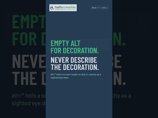 This Divider Won't Stop Talking 🔇 Screen Reader Fail | WCAG 1.1.1 Non-text Content #Shorts #a11y