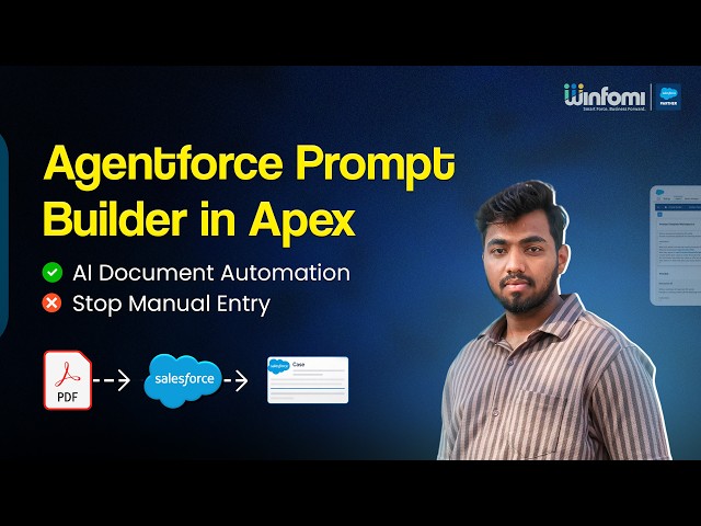 Agentforce Prompt Builder Tutorial | Turn PDFs into Salesforce Cases in Seconds #apex #salesforce
