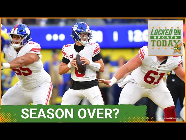 DISASTER: Jaxson Dart SEVERELY Injured, Giants' Season Already OVER?