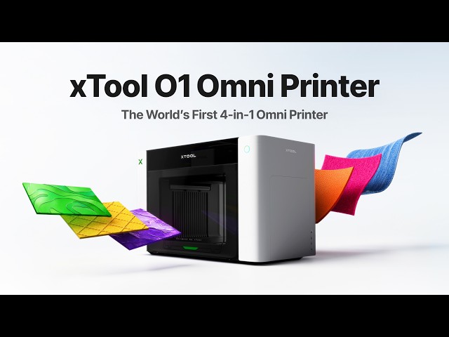 Introducing xTool O1 Omni Printer | The World's First 4-in-1 Omni Printer