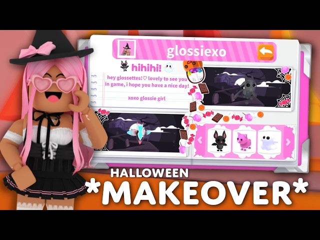 giving my profile a HALLOWEEN MAKEOVER in adopt me...