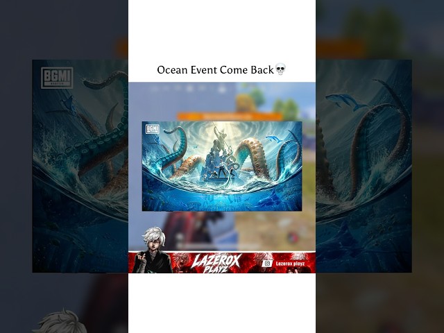 Ocean event coming soon💀 | #bgmi #pubg #shorts #ytshorts