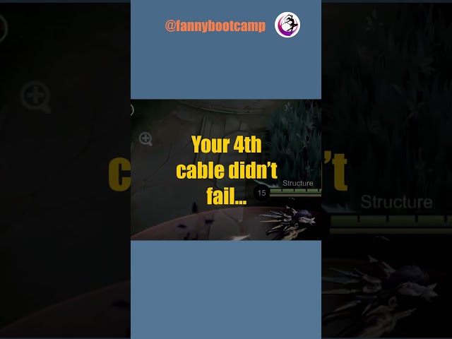Your 4th cable didn’t fail. Your rhythm did