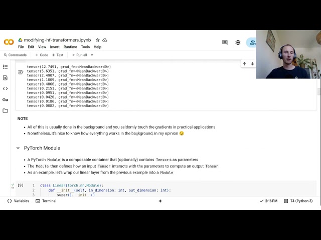 Coding Tutorial - PyTorch, Hugging Face Transformers, Re-Implementing and Modifying BERT
