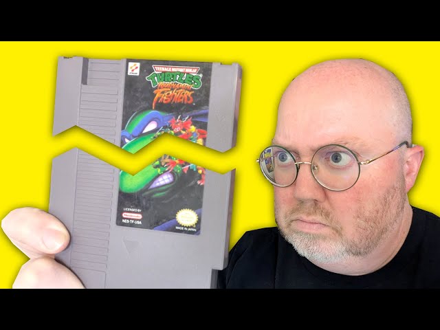 Trying to Fix a broken TMNT Tournament Fighter for NES - Open Cart Surgery