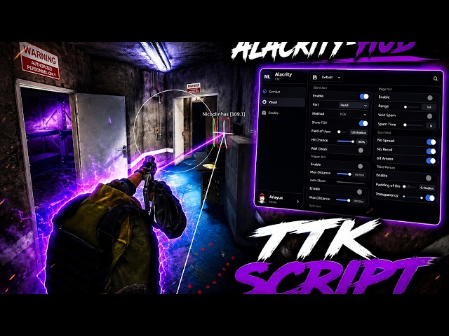 [FREE] TTK Testing Script | SILENT AIM | RAGEBOT  | KEYLESS