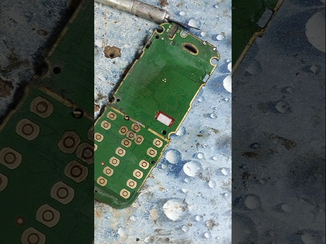 How to resolder a mobile pad like a pro #repair #diy