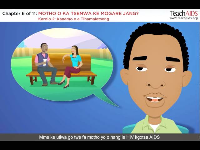 TeachAids (Setswana) HIV Prevention Tutorial - Male Version