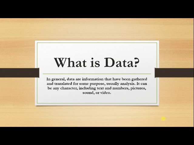what is data?