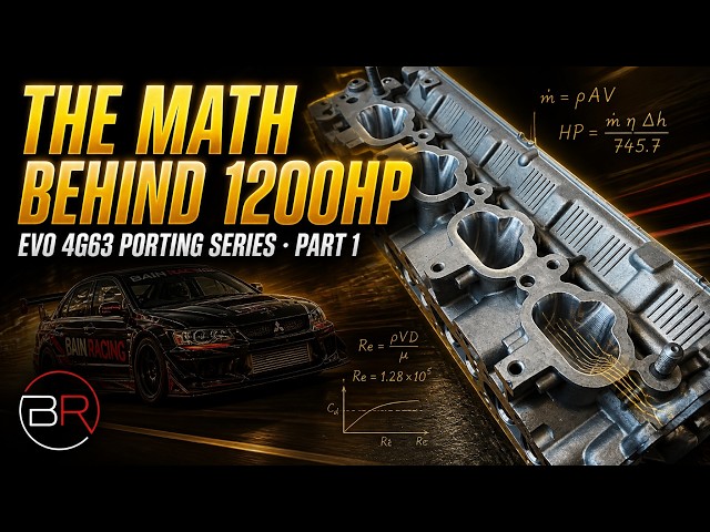 THE MATH BEHIND 1200HP" / "EVO 4G63 PORTING · PART 1
