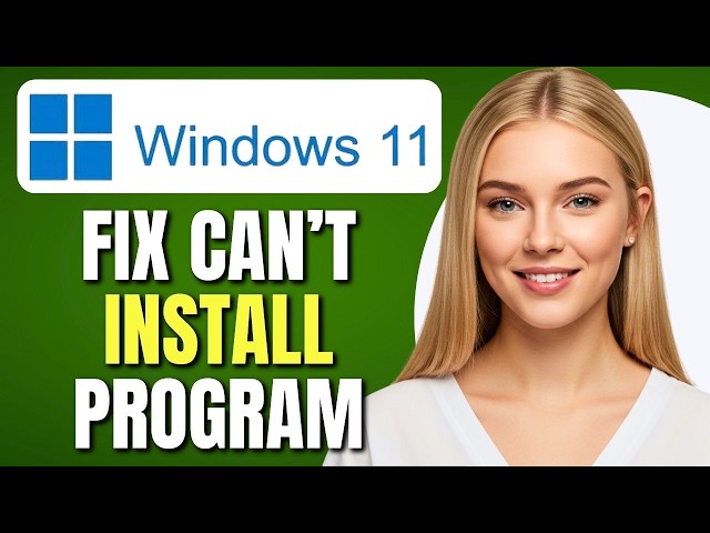 How To Fix Cant Uninstall a Program on Windows | Fix App Uninstall Problems Windows | Easy Tutorial