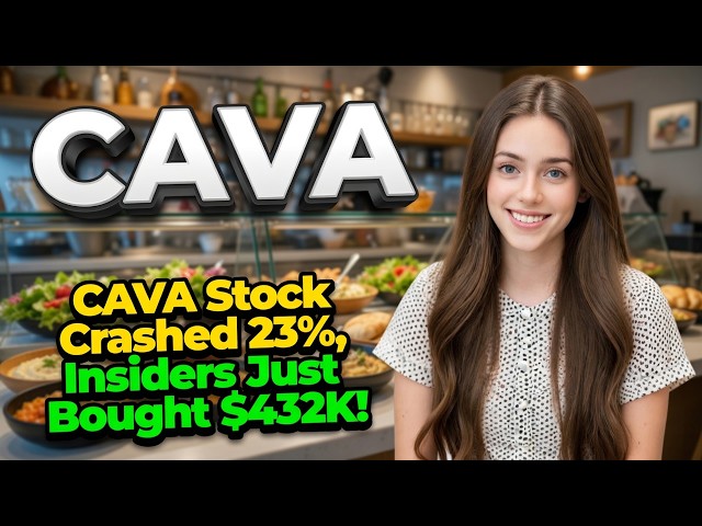 CAVA Stock Crashed 23%, Insiders Just Bought $432K! | CAVA Stock Analysis