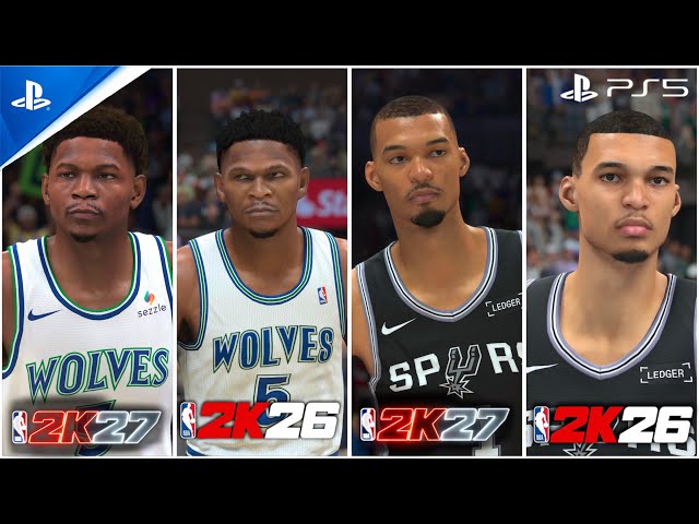NBA 2k27 VS NBA 2k26 | Graphics Comparison ( Ps5 pro 4K HDR )