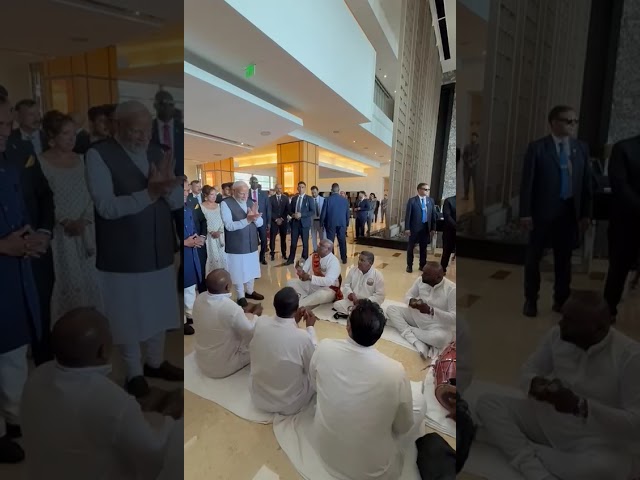 From India to the Islands: PM Modi Welcomed with Vibrant Bhojpuri Chautaal in Trinidad & Tobago