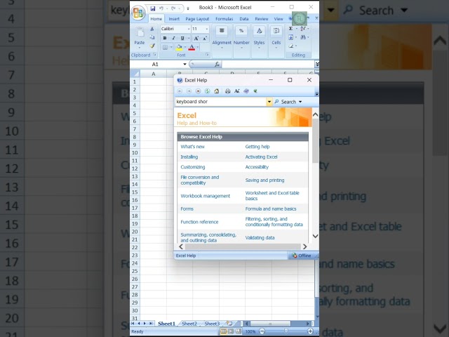 How to Know Excel Keyboard Shortcut | MS Excel Keyboard Shortcut #exceltips #keyboardshortcuts