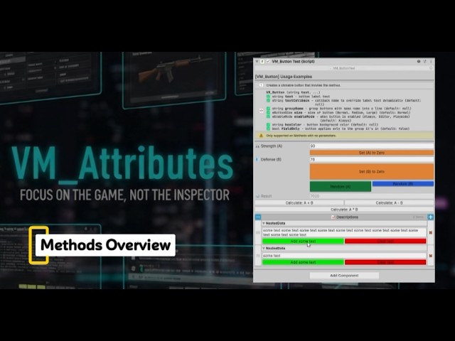 VM_Attributes: Methods Overview