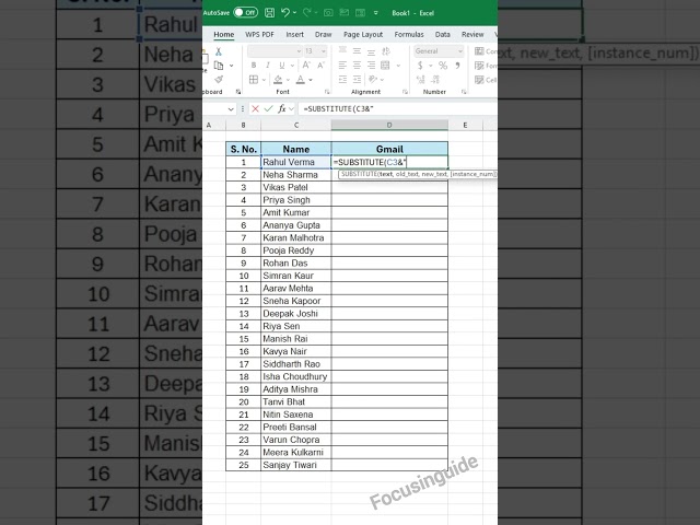 Create emails in excel 🚀 #ExcelToEmail #MailMerge