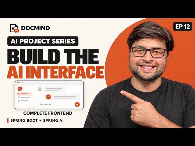 Build a Frontend for Your AI Document Assistant | DocMind #12