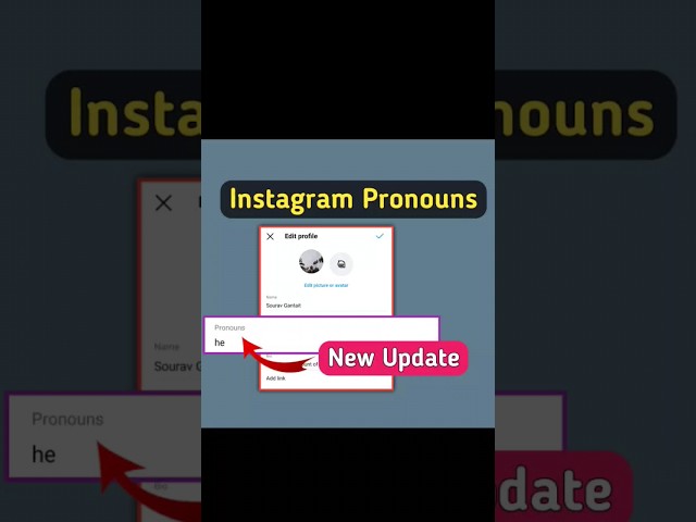 Instagram Pronouns New update 🔥