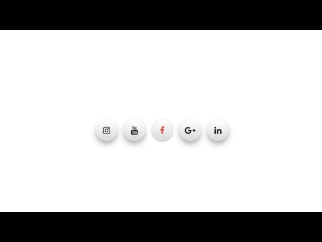 3D Social Media Buttons with Hover Effects | HTML & CSS 💻✨| Amith Thoughts | 👍🖇️✅🔗