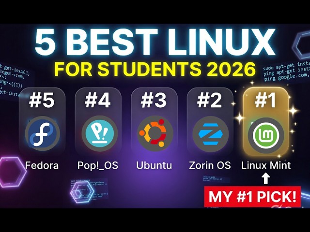 5 Best Linux Distros for Students in 2026 (Ranked + My #1 Pick!)