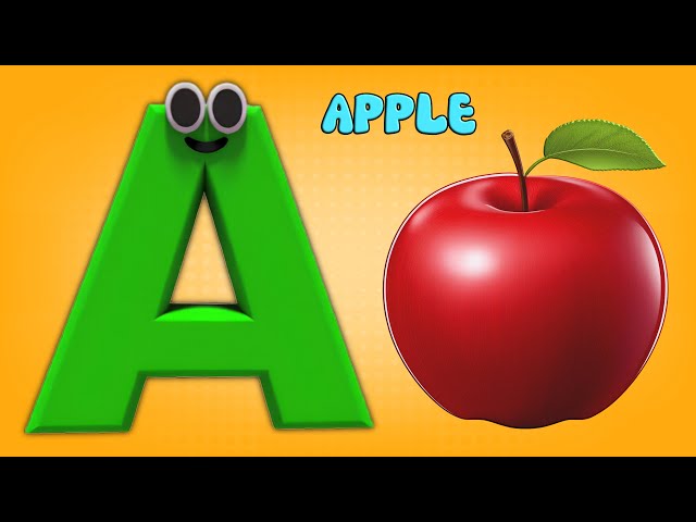 ABC Song Phonics - Toddler Learning A for Apple , Number TV , Babies , Colour, Shapes, 123 , abc