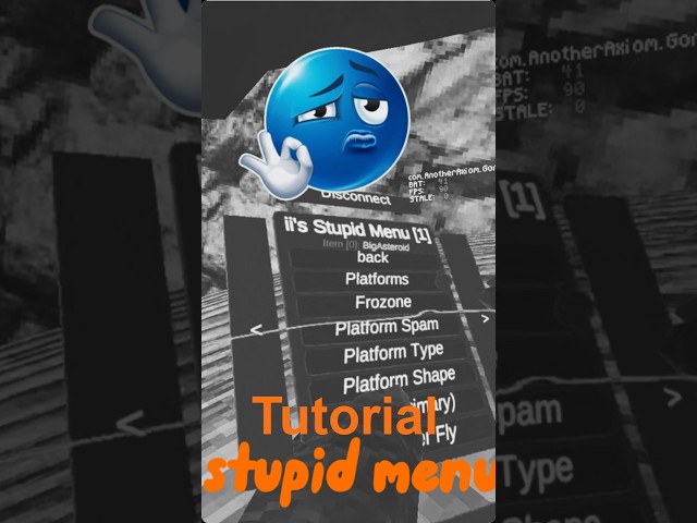 tut how to get ii stupid menu #vr #gorillatag #gtag