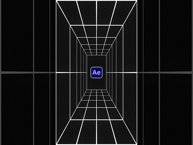 Create Visual Tunnel Loop Motion Graphics in After Effects #tutorial