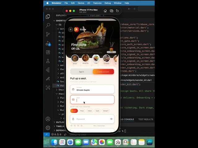 Modern Login Page with a Smooth UI #flutter #fluttertutorialforbeginners