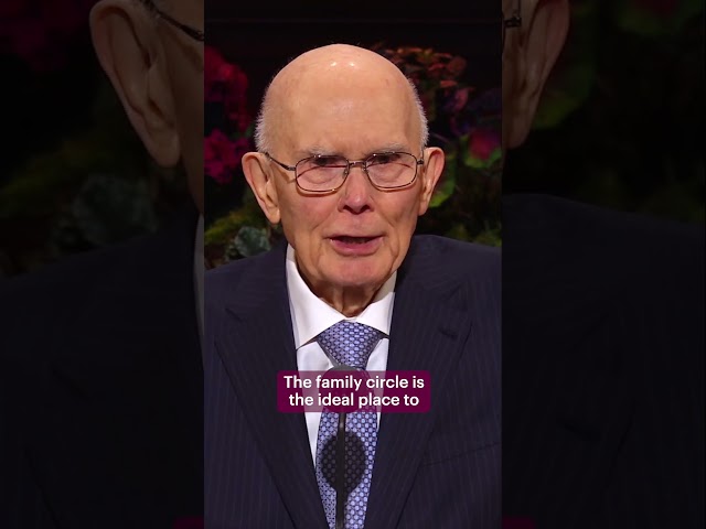 The world is loud, but home should be different. 🏠 Prepping for #GeneralConference 2026.