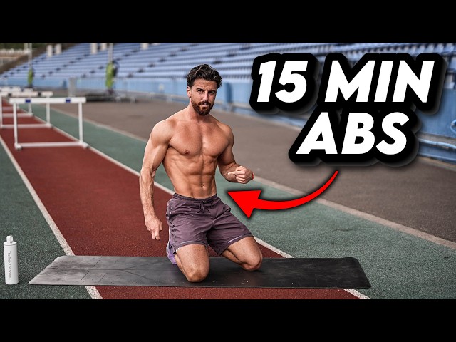 15 Min ABS Workout | No Equipment & No Repeat | Rowan Row