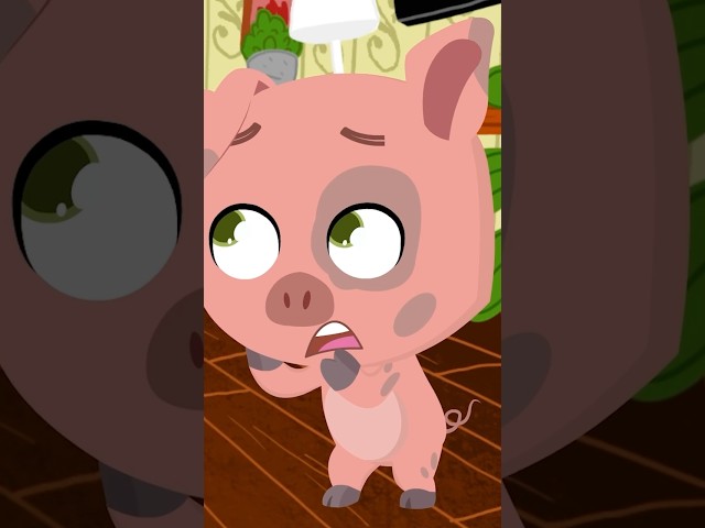 Dangerously punny jokes 🤢 The Big Bad Wolf and Three Little Pigs 🐽 #shorts