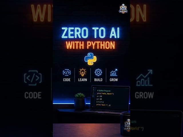 Python Zero to AI Series(2026)✨👌 #codingforbeginners #learnpython #python